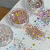 Accesorios de Arte para Uñas con Lentejuelas Estrella Brillante de Moda Corazón Ráfaga de Estrellas Purpurina Decoraciones para Uñas Estilo Ins Coreano