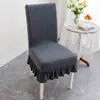 Funda de silla universal para cuatro estaciones para uso en el hogar, respaldo antideslizante todo en uno, funda de silla de comedor integrada, elástica y engrosada