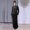 C7379 Transfronterizo Aliexpress Amazon Moda Europea y Americana Vestido Elegante de Manga Larga para Mujer con Pedrería y Pedrería