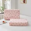 Almohada de látex para niños de Tailandia funda de almohada de algodón estudiante caricatura almohada fresca soporte para el cuello almohada para dormir núcleo de almohada venta al por mayor