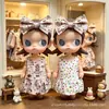 Solo Ropa de Muñeca Zsiga 1/8 Dreamland Conjunto de Ropa para Muñeca Móvil Vestido Retro con Lazo