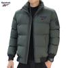 Abrigo de algodón acolchado con cuello alto para hombre, chaqueta gruesa de invierno cálida con cremallera, chaqueta informal acolchada de algodón, nuevo en stock