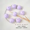Giro de Calabaza DIY Color Primavera Cadena para Teléfono Móvil de Niña Joyería de Cuentas Accesorios Material Hecho a Mano Lindo Pendientes