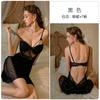 Meishilan Suporte de Aço Reunindo com Bojo Feminino Sexy Charmosa Menina Quente Camisola Renda Vazada Costas Bonitas Pijama 227