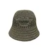 Chapéu de Pescador Vazado Personalizado de Luxo Leve com 26 Tiras para Mulheres, Nova Moda Primavera e Verão Versátil Chapéu Bucket de Alta Qualidade Tendência