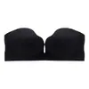Sujetador push-up sin tirantes con cierre frontal para mujer, Sujetador invisible sin costuras antideslizante estilo base, Sujetador de belleza de verano estilo chaleco en la espalda