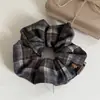 Pasador de Oso a Cuadros Coreano para Mujer, Diadema en la Parte Trasera de la Cabeza, Diadema de Intestino Delgado, Exquisito Pasador de Plátano, Accesorios para el Cabello de Alta Gama para Mujer