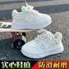 Zapatillas Blancas Transpirables para Niñas, Zapatillas de Malla Simple Estudiante para Primavera y Verano, Zapatos Deportivos Ligeros de Suela Suave para Niñas