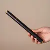 Tubo de Incienso Lacado de Sándalo Morado, Portainciensos Estilo Chino, Artesanía de Tubo de Incienso de Palo de Rosa Africano