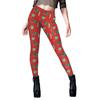 Calcetines navideños de cosplay con estampado digital de alce, leggings ajustados para mujer europea y americana.