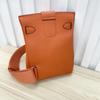 26 Modelos Nuevos de Bolso de Pecho de Piel de Vaca de Primera Capa Togo con Cerradura Cuadrada, Riñonera Unisex de Piel Genuina, Bolso Cruzado para Hombro, Mochila de Moda