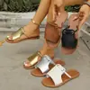 Sandalias Planas de Verano 2026 Nuevas de Comercio Exterior Tallas Grandes para Mujer Casual Cómodas Simples Modernas Slip-On
