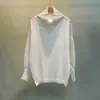 Miyake 2026 Primavera y Otoño Nuevo Unisex Plisado Cuello Alto Color Sólido Corte Holgado Adelgazante Casual Versátil Camiseta Top