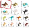 Dinosaurio que muerde el dedo juguete para niños niño popular en línea Jurásico Tiranosaurio Triceratops Dragón mini dinosaurio