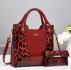 Bolso Cruzado Nuevo Estampado de Leopardo para Mujer 2025 Moderno Bolso de Mano Grande para Mujer Bolso Moderno de Lujo Ligero para Mujer