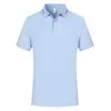 Camisa Polo de Verano Nueva de Alta Gama con Cuello y Manga Corta Ropa de Trabajo Corporativa Unisex Diseño de Logo Bordado Impreso