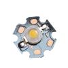 Lámpara de alta potencia de 1 W con fuente de alimentación puntual, placa de ciruela de 1 W, sustrato de aluminio de 20 mm, lámpara de imitación de lúmenes LED de luz cálida blanca