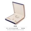 Caja para Pulsera Anillo Collar de Cuero Cepillado Transfronteriza Caja de Joyería Curvada Personalizada Embalaje de Joyería de Alta Gama
