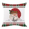 Ropa de Hogar Transfronterizo Amazon Nueva Festividad Navideña Funda de Almohada de Lino Funda de Cojín de Sofá