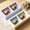 Caixa de Embalagem para Chá de Flores e Frutas, Caixa Gaveta, Caixa Dupla com Inserto para Chá da Saúde e Café, Caixa Colorida de Papelão Branco para Biscoitos e Doces, Pode ser Impressa com Logotipo