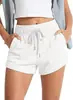 Pantalones Cortos Deportivos Casuales Transfronterizos Versátiles de Pierna Recta Holgados 2025 para Fitness, Correr, Alargar Piernas, Yoga, Transpirables, de Cintura Alta