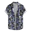 Camisa para hombre, camisa casual de manga corta estilo hawaiano, nueva colección de verano