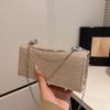 Nova bolsa clutch para comércio exterior internacional, bolsa transversal para jantar, bolsa com strass, bolsa prateada, bolsa de noite de celebridade, toda cravejada de diamantes.