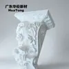 Flor de Rosa Tallado Completo Soporte de Yeso GRG Yeso Natural Reforzado con Fibra de Vidrio Yeso Moldeado Producto Villa