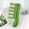 Pente Gua Sha Pente de Massagem Atacado Ferramenta de Terapia do Couro Cabeludo de Resina Ferramenta de Beleza dos Meridianos de Cinco Pontas Pente com Cabo de Cinco Pontas