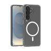 Adequado para Capa de Celular Magnética Transparente Samsung S26Ultra A57 Capa Acrílica Dois-Em-Um Anti-Queda A37