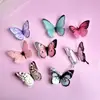 Libro Rojo Pequeño Mariposa 3D Pared de Fotos Tablero de Fieltro Autoadhesivo Decoración de Pared para Casa Tablón de Anuncios DIY Pared Temática