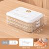 Caja para albóndigas portátil de gran capacidad para el hogar, multicapa, con temporizador, para almacenar alimentos congelados rápidamente, para refrigerador