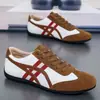 Zapatos de Entrenamiento Alemanes Colorblock Retro con Cordones Suela Blanda Zapatos para Hombre Verano Nueva Marca de Moda Versátiles Estudiante Casual Zapatos Deportivos