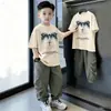 Camiseta de Algodón Puro para Niños 2026 Nuevo Verano Elegante de Manga Corta Fina para Niños Pequeños Ropa de Verano