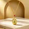 Colgantes de joyería de aleación de estilo étnico chino, collares con amuletos de Buda, colgantes decorativos de alta gama, fabricante mayorista de regalos decorativos