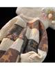 Suéter navideño de invierno para hombre, suéter grueso y holgado con costuras vintage, abrigo cálido y holgado