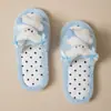 Amazon Zapatillas de Algodón con Lunares de Osito de Dibujos Animados para Mujer, Calzado de Casa para Interior de Invierno, Zapatillas de Felpa con Bloques de Color, Estilo Europeo Americano para Mujer