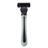 Navaja manual desechable hoja de acero inoxidable de 6 capas 1 mango de cuchilla 13 cabezales de cuchilla navaja para hombre manual al por mayor
