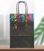 Atacado de fábrica saco de presente love com bronzear sacola de compras de papel kraft saco de embalagem para levar comida saco de doces em estoque