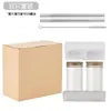 Taza Caliente Amazon Mason 24oz Taza para Té de Perlas Bebida Fría con Tapa de Bambú Gran Capacidad Ventosa para Coche