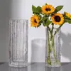 Jarrón de Vidrio Hidropónico Glaciar Nórdico de Moda Pieza Decorativa Hecha a Mano Estilo Lujo Ligero para Sala de Estar Mesa de Comedor Arreglo Floral Estilo Ins Gama Alta