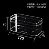 Caja de Empaque para Tiramisú Caja de Plástico Caja para Pastel y Postre Alta Transparencia Material PS Contenedor de Alimentos Fabricante de Origen En Stock