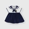 Vestido de niña 23 Verano Nueva Llegada Estilo Marino para Niña Falda de Niña Lel Ropa Dulce para Niños Falda