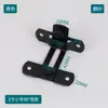 Pestillo de Puerta de Acero Inoxidable Ángulo Recto 90 Grados Pestillo de Puerta Deslizante Cerradura de Puerta de Granero Jaula de Mascota Perno Antirrobo Hebilla Mini Candado