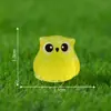 Novo produto transfronteiriço: adoráveis figuras de gatinho coruja que brilham no escuro, enfeites decorativos DIY, acessórios para pendurar e decorações de paisagem em miniatura