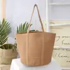 Bolsa de Tote para el Trabajo, Bolso de Paja, Bolso de Mano de Gran Capacidad, Bolso Tejido, Bolsa Versátil Casual de Playa para Vacaciones en la Costa