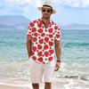 Camisa Floral de Verano 2026 para Hombre Playa Talla Grande Casual Estilo Retro Hawaiano Estampado Digital Manga Corta Camisa para Hombre