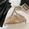 Elegante Xiaomi 2026 Otoño Nuevo Lanzamiento Chic de Alto Valor Bolso de Hombro Cruzado Tejido Plegado Bolso Nube Bolso de Mano de Moda