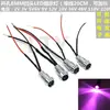 Lámpara indicadora de cabeza cóncava de metal de 8MM equipo fuente de alimentación LED luminoso de señal 5V12V24V110V220V