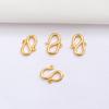 Hebilla S hebilla W hebilla M vacío no se desvanece 24k más anillo accesorios diy joyería mano collar tobillera hebilla de conexión material de cobre